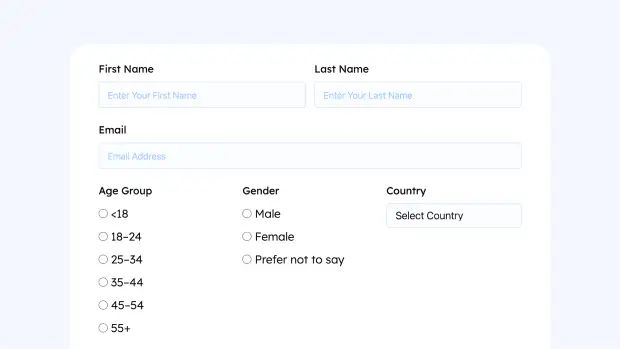 Market Research Survey Form