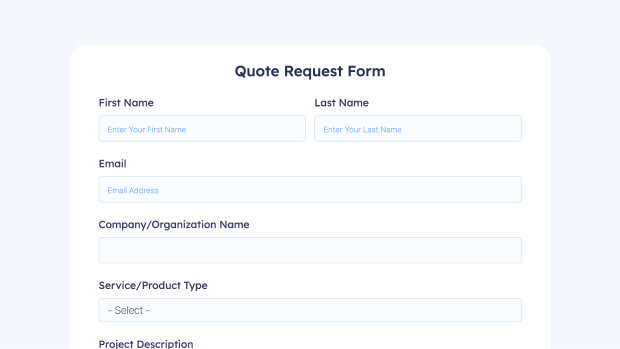 Quote Request Form 1 39805