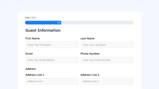 Room Booking Form