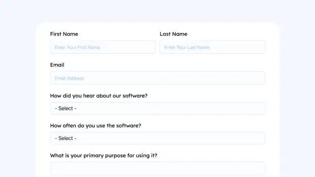 Software Survey Form
