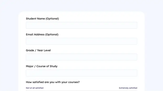 Student Survey Form