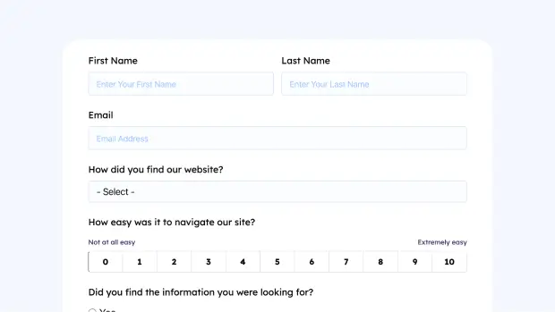 Website Feedback Form