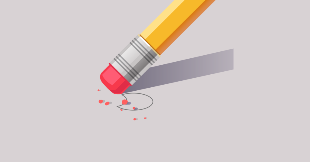 Delete data if the users ask for it