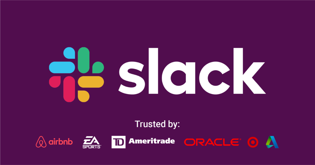 slack offers great communication among team members