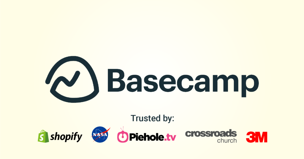 Basecamp is great at project management
