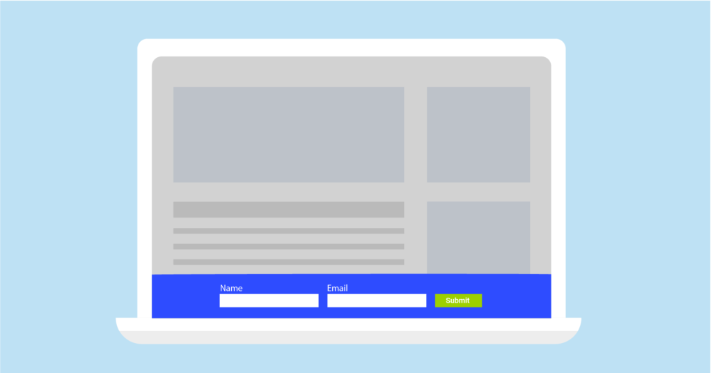 Make sure to place the opt-in form in a way so it is visible