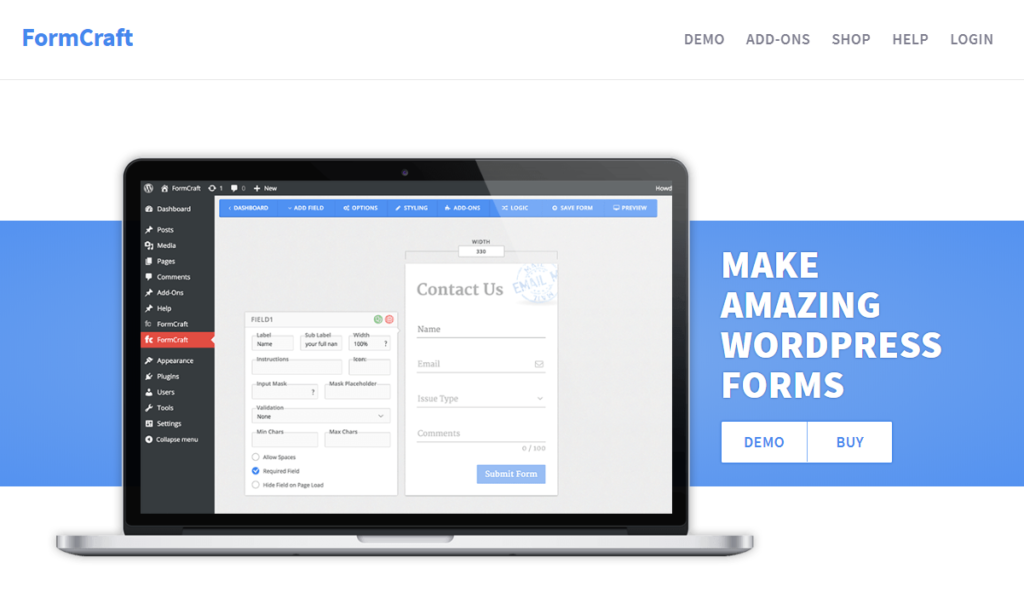 FormCraft - a smart Contact Form 7 alternative
