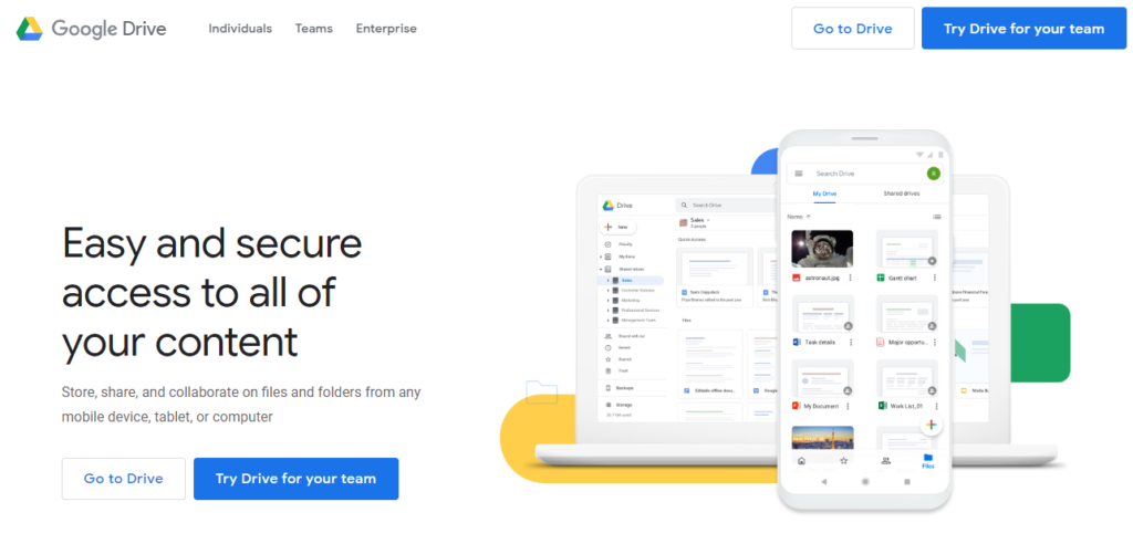 Google Drive - an efficient Google cloud storage provider