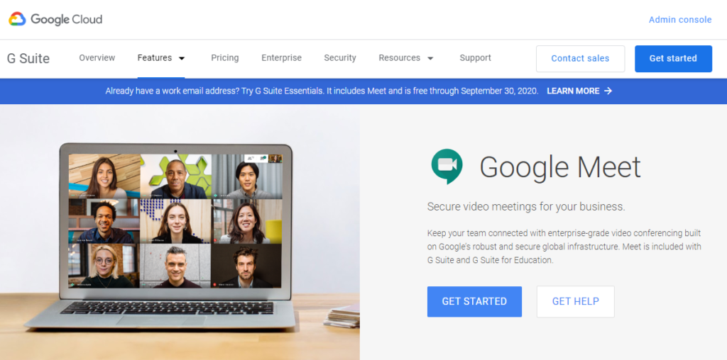 Google Meet - a great collaboration tool with Google cloud storage