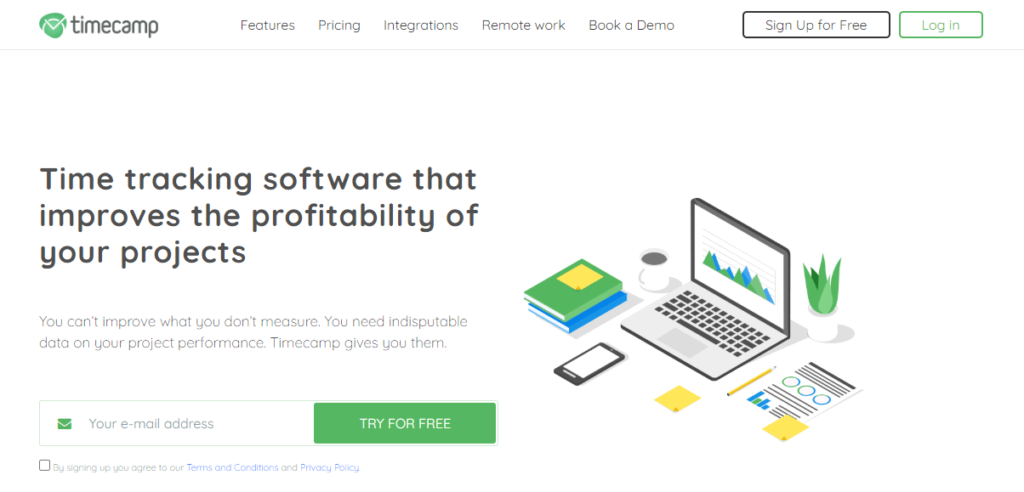 TimeCamp - an effective remote team management tool