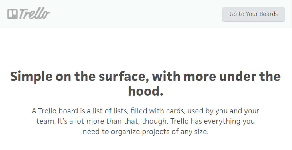 Trello - a simple remote team management tool