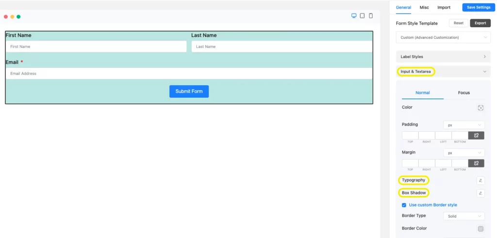 contact form, opt in form