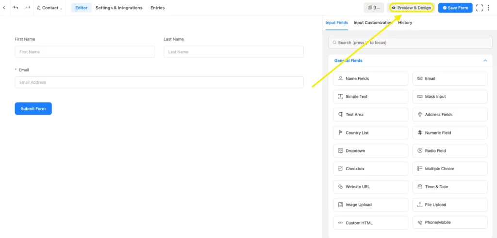 free opt in form, WP Fluent Forms, plugin