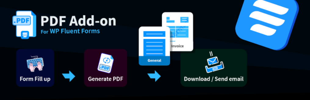 Fluent Forms PDF Addon - one of the greatest WordPress PDF plugins