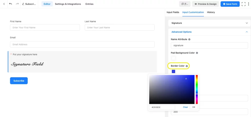 create digital signature online, wordpress