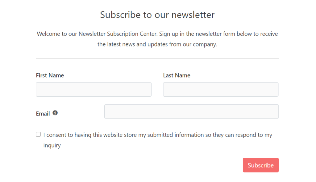 Final version of the form