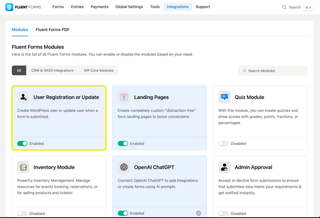 registration form online, WordPress user registration form