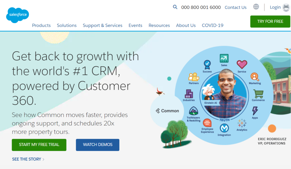 Salesforce - SaaS version of FluentCRM alternative
