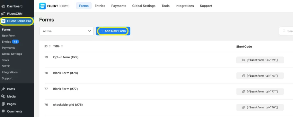 template, form builder
