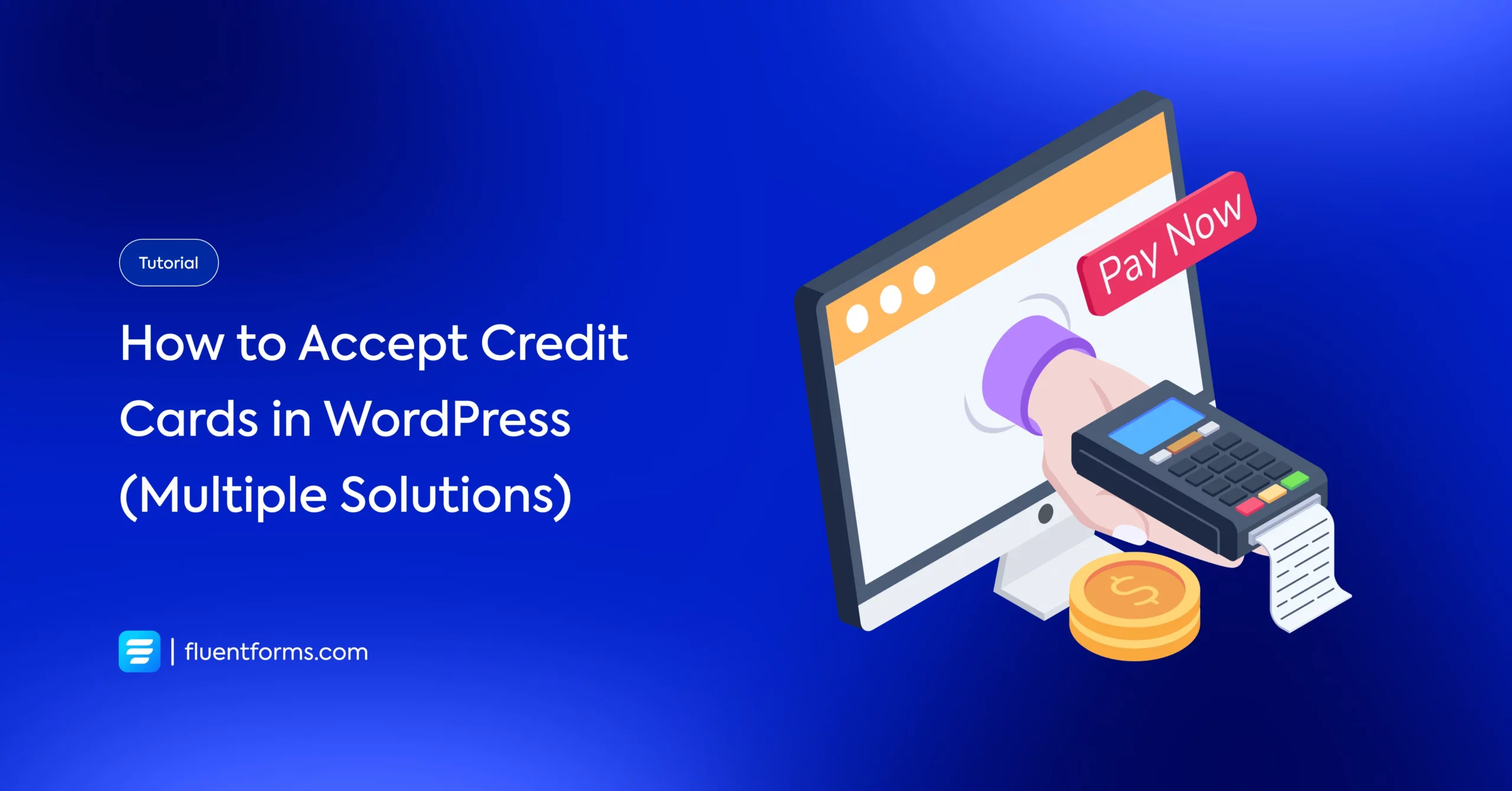 accept credit card in WordPress