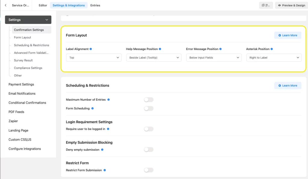 registration successful message, plugin