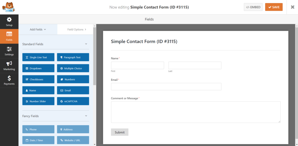 WPForms WordPress Form Builder