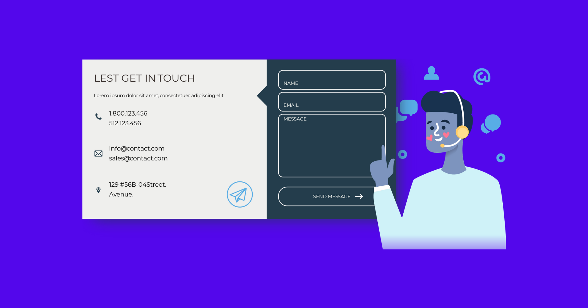 Advanced contact form