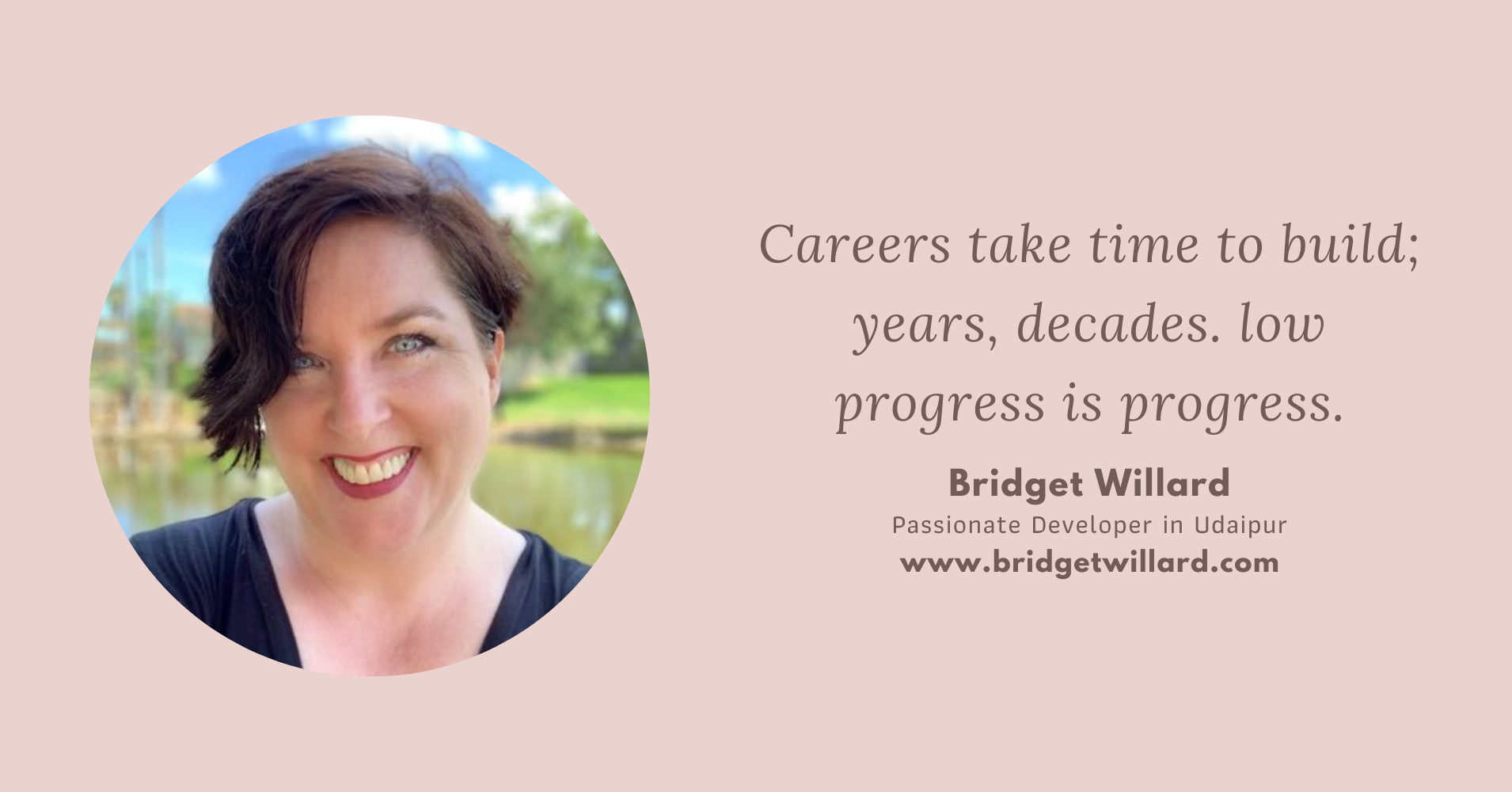 Bridget Willard inspiring women in WordPress