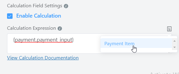 Fluent Forms Pro - numeric calculation