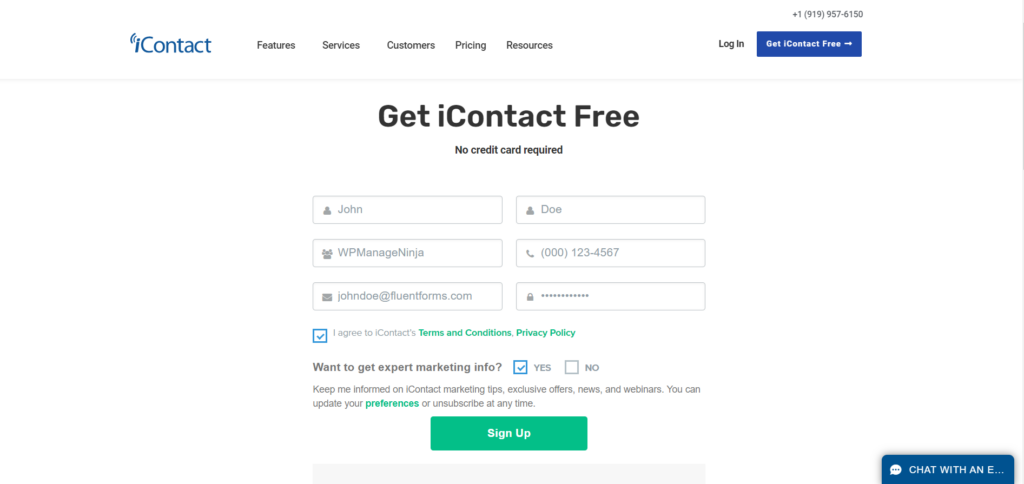 IContact Signup - increase subscriptions in WordPress sites with iContact