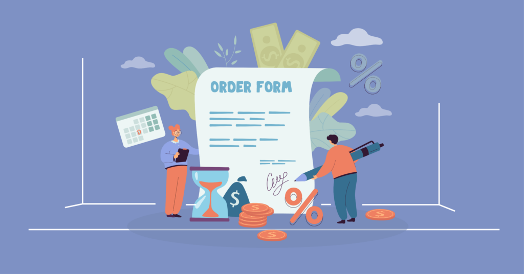 how to create an order form - Fluent Forms