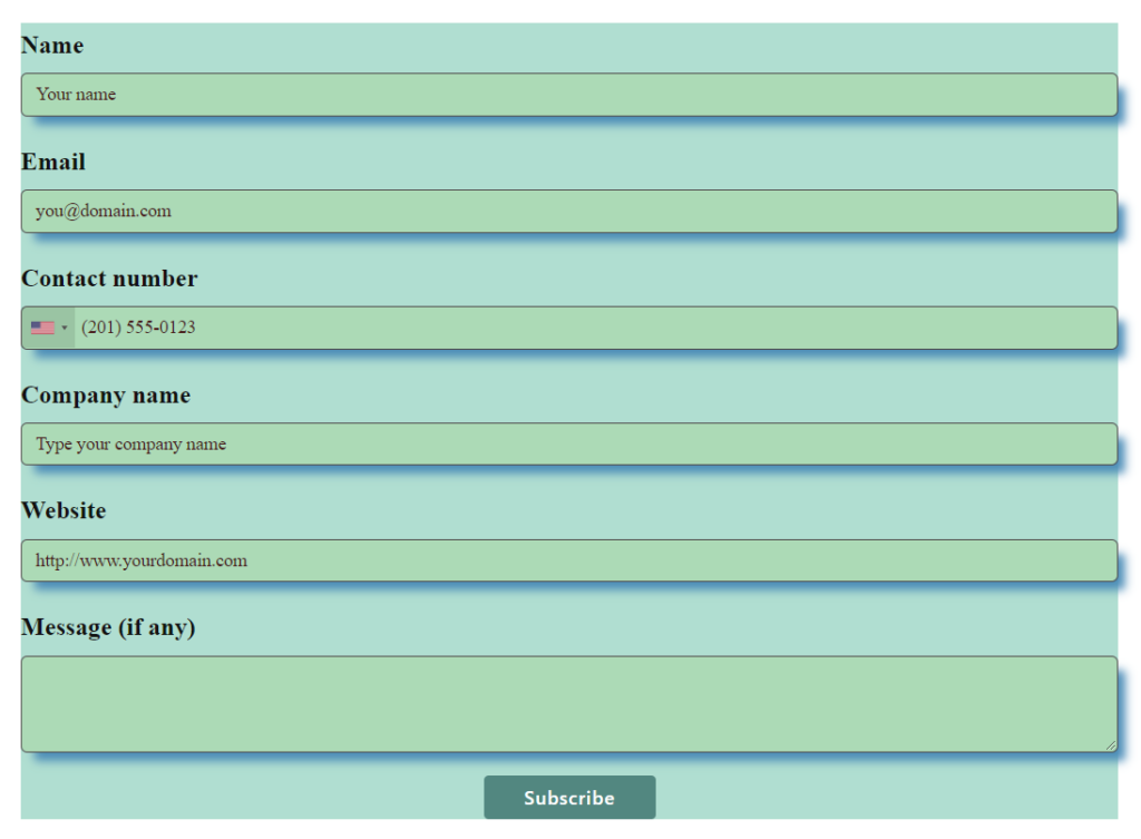 Event registration form - Fluent Forms