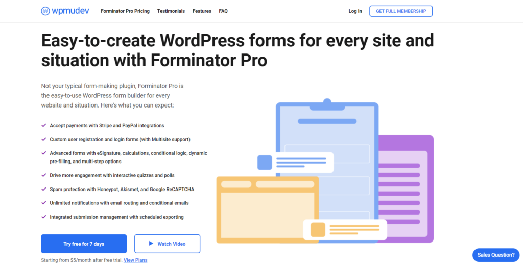 Forminator Forms Plugin Usage Documentation