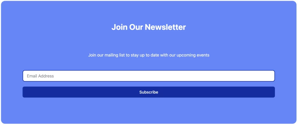 WordPress Newsletter Forms Design