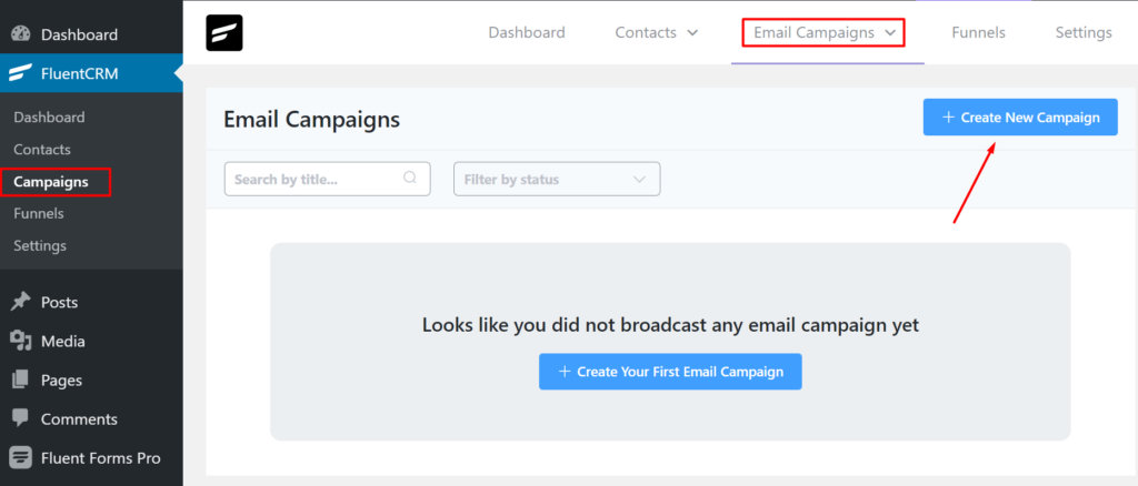 Email Campaigns with FluentCRM
