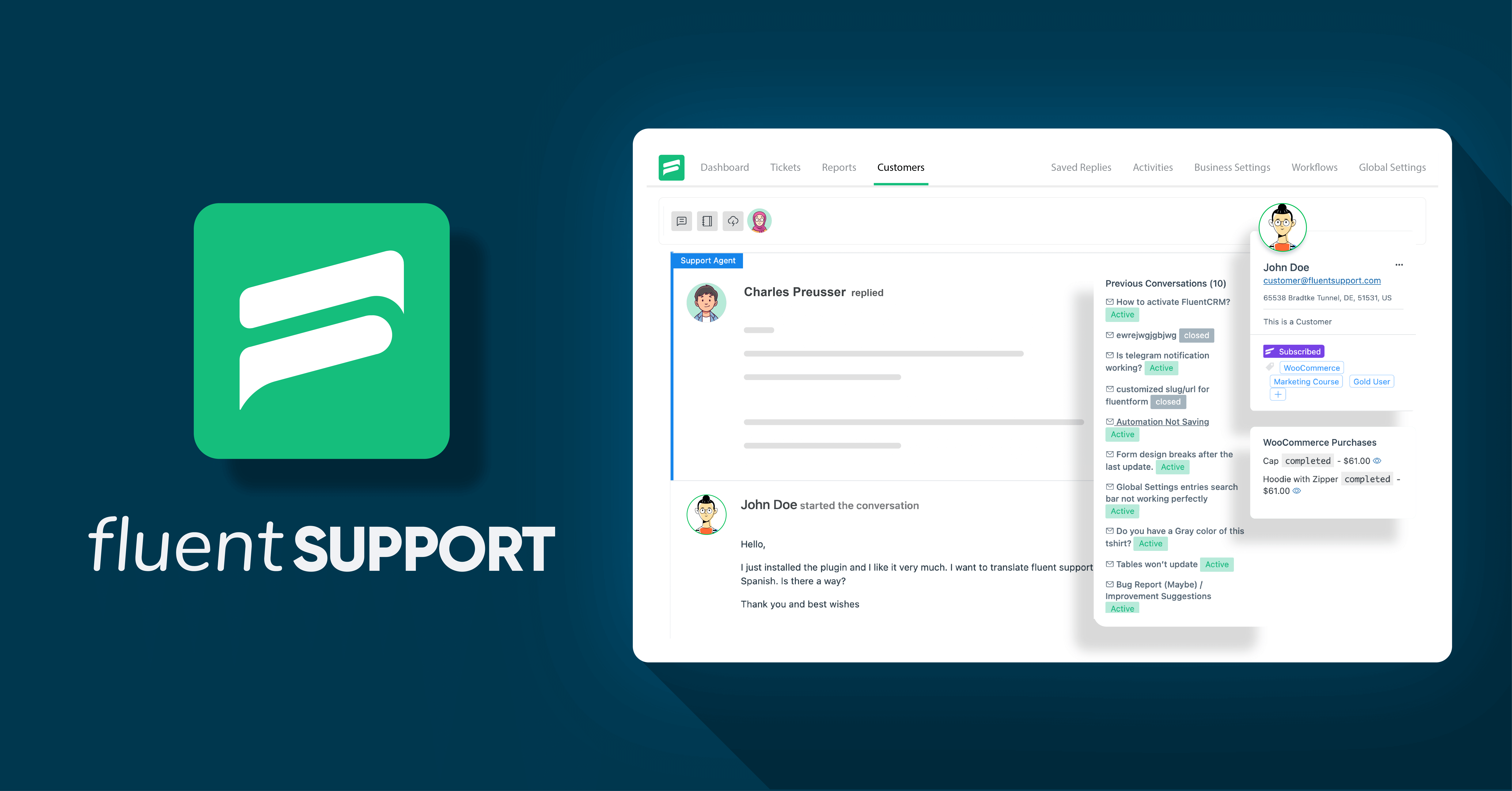 Fluent Support review - Fluent Forms