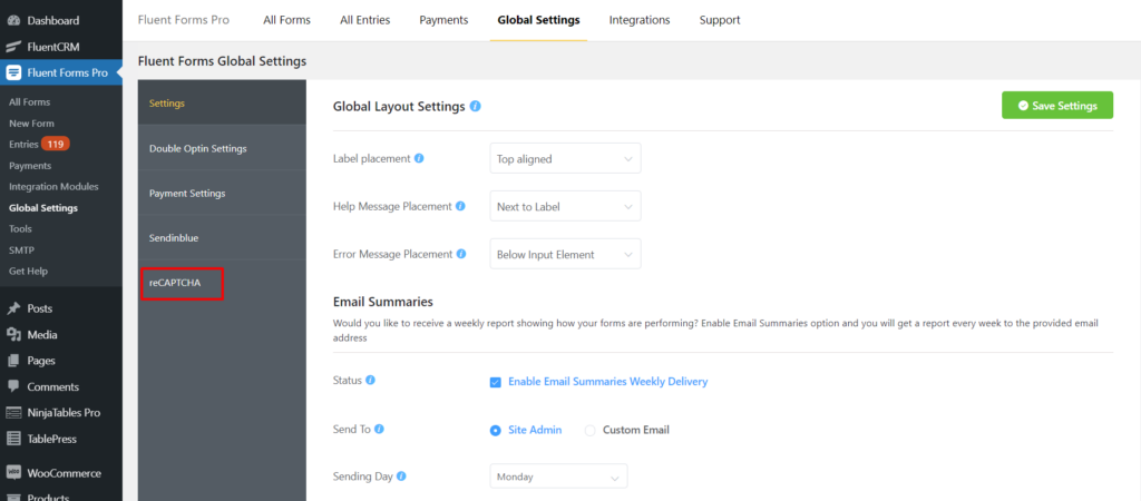 Enabling Google reCAPTCHA to your WP forms