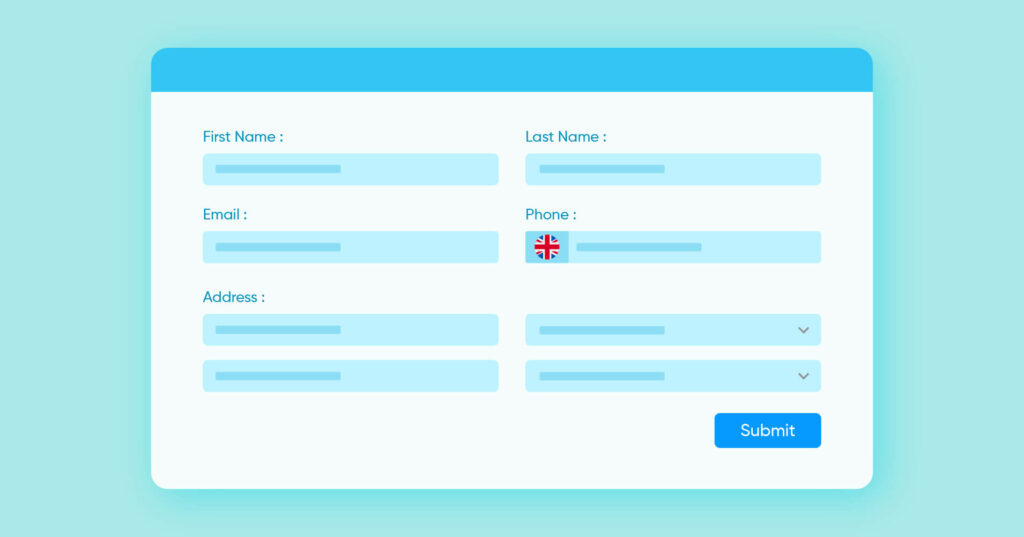 General input fields - WordPress forms