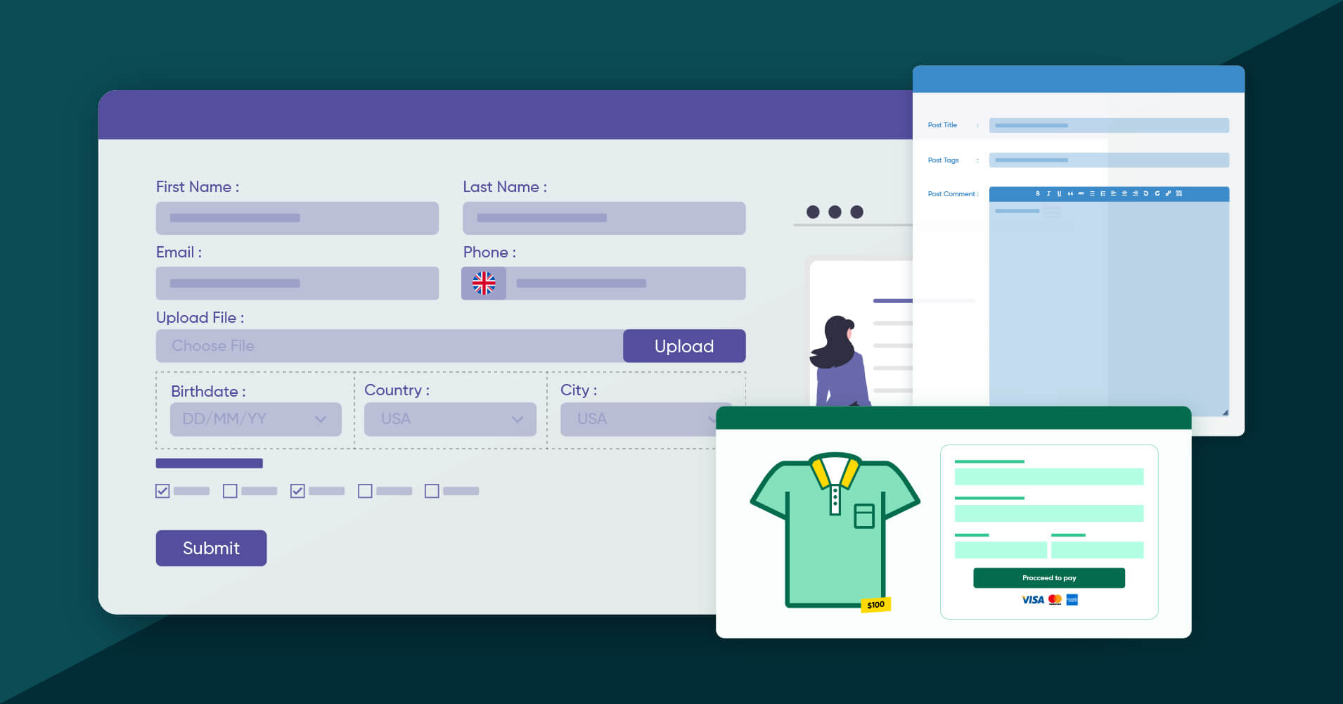 Fluent Forms input fields - WordPress forms