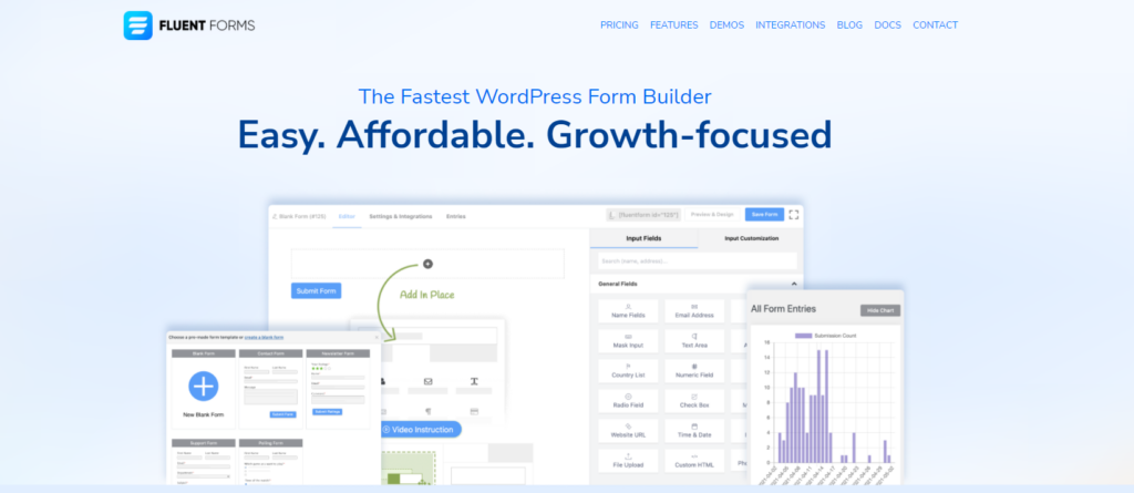 Fluent Forms - the fastest WordPress form builder 