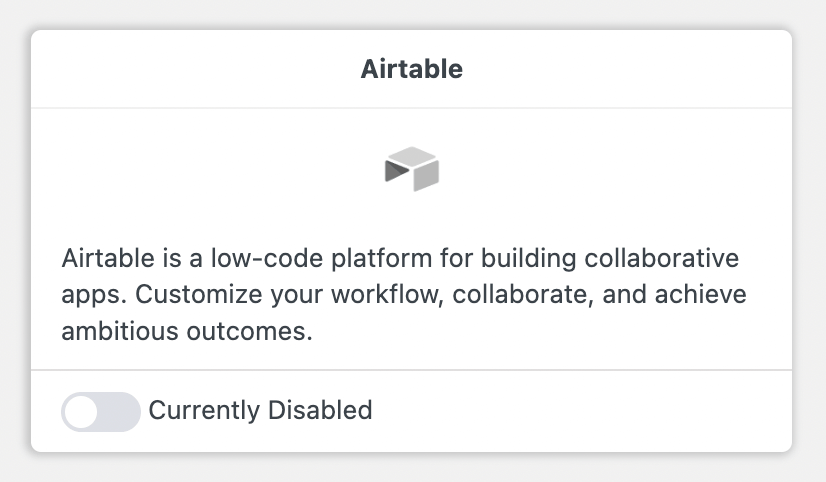 Airtable with Fluent Forms 