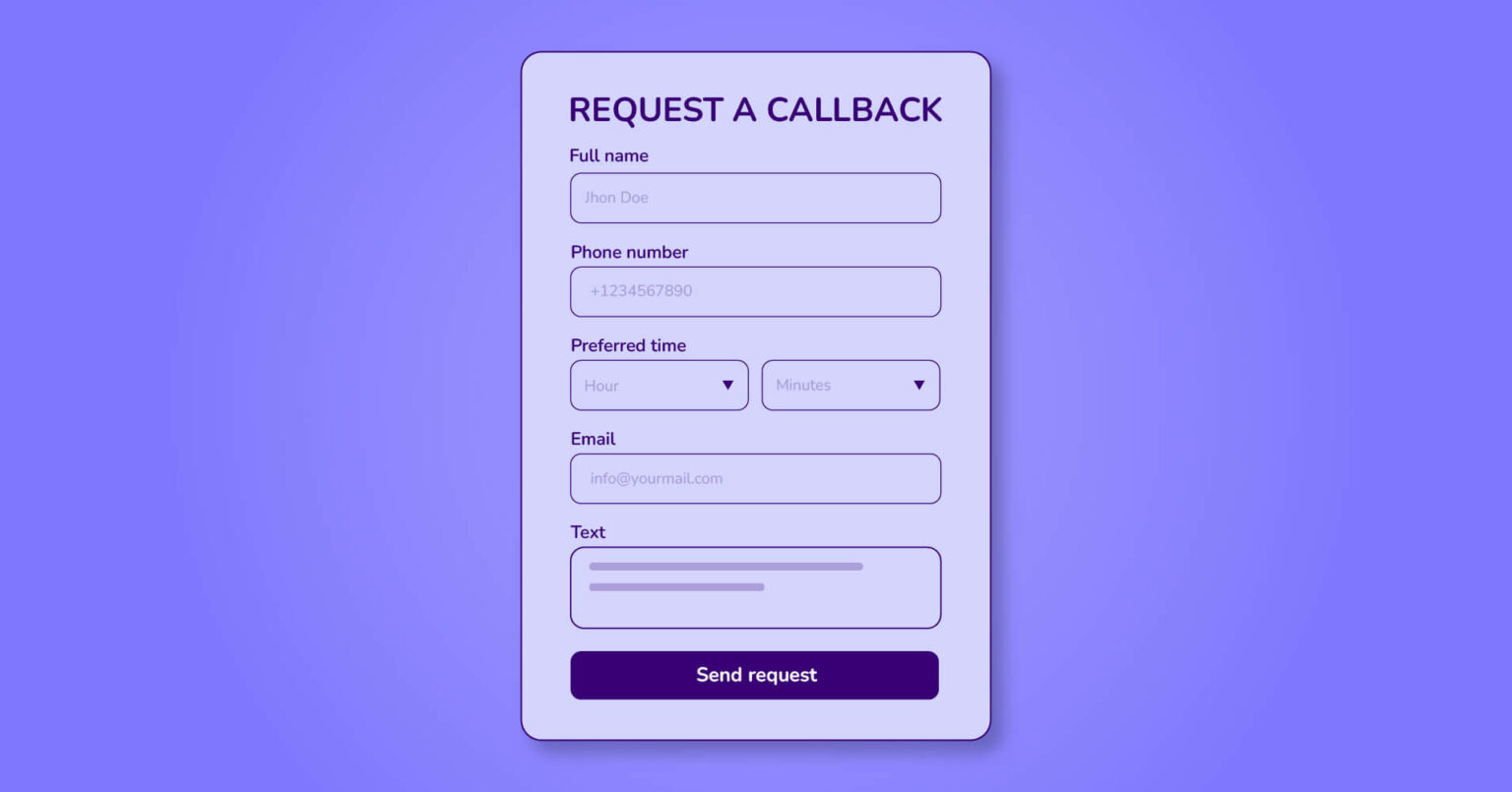 How to Add Request a Call Back Form to Your WordPress Website