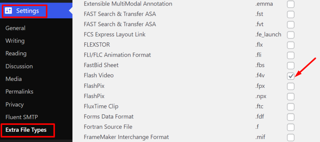 "Sorry, this file type is not permitted for security reasons" solution