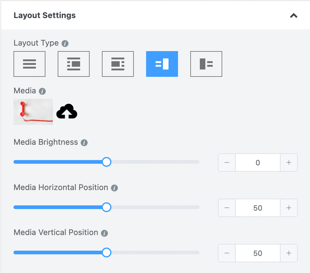 Configure the layout if you choose Conversational Forms