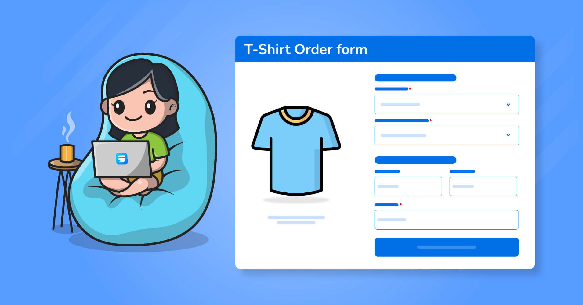 How to Create an Online T shirt Order Form in WordPress Easy Simple Way Fluent Forms