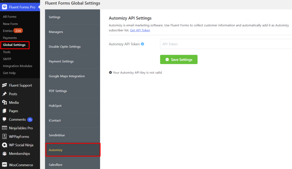 Get your Automizy API Token