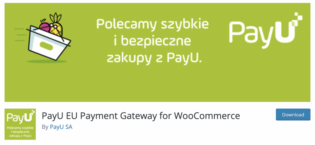 WooCommerce PayU EU Payment Gateway, plugin