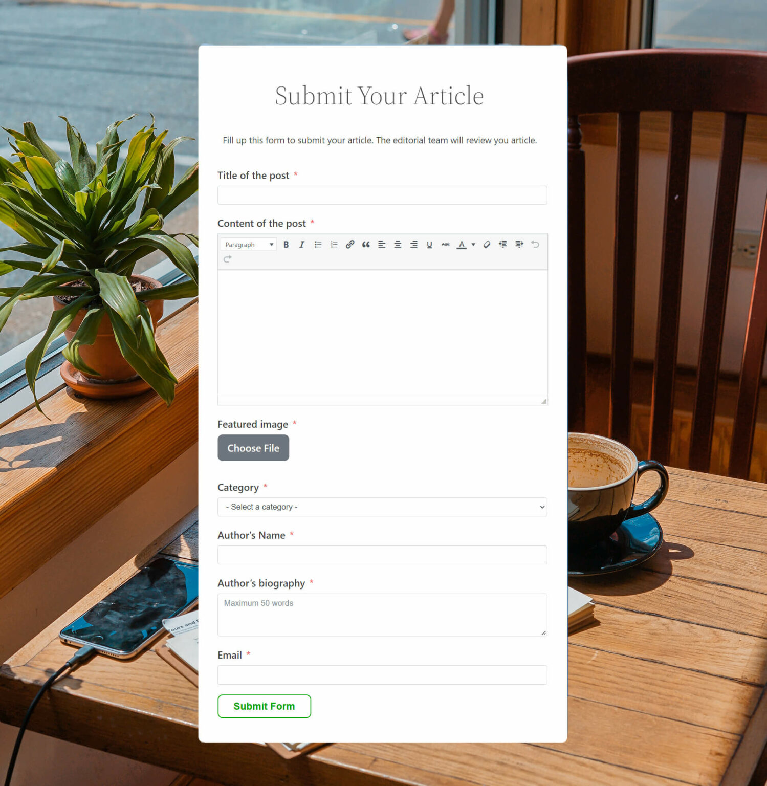 How to Use Rich Content Editor in WordPress - Fluent Forms