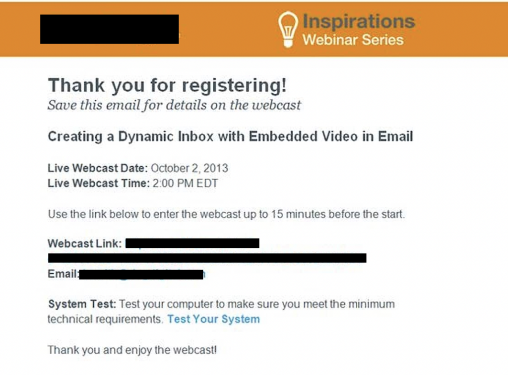 registration confirmation email, wordpress