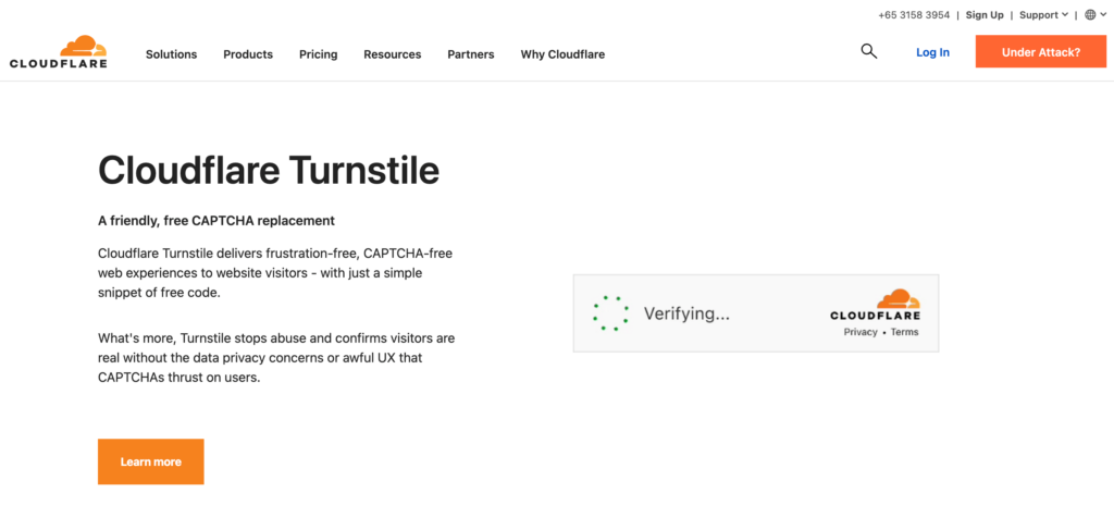 Cloudflare Turnstile Integration with online forms